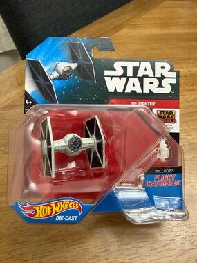 Star Wars TIE Fighter Toy — Black & Gray with Red Packaging